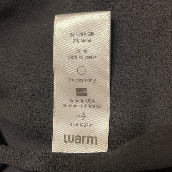 WARM silk metallic woven slip dress relax fit - Picture 4 of 16